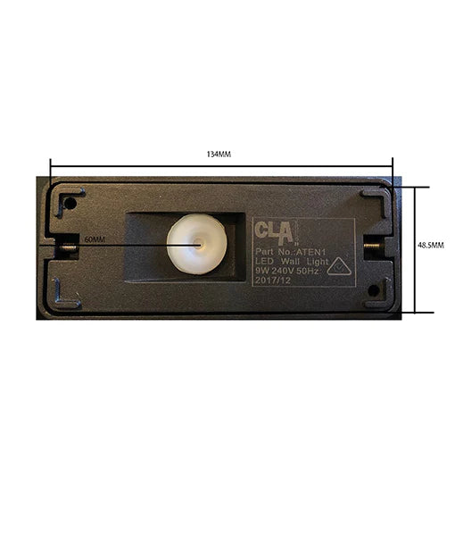 CLA ATEN LED Up/Down Wall Light - 9W, 3000K, IP65-CLA Lighting-Ozlighting.com.au
