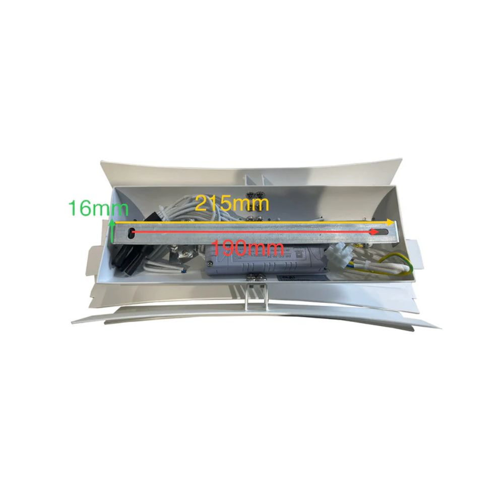 CLA BAGOTA - 20W LED Curved Shape Dimmable Wall Light-CLA Lighting-Ozlighting.com.au