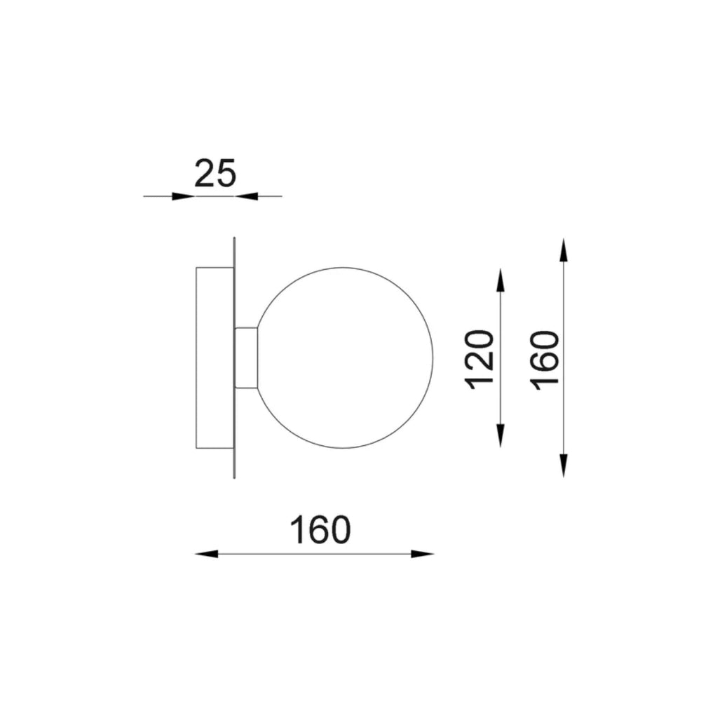 CLA BALLE Wall Light 10W Round-CLA Lighting-Ozlighting.com.au