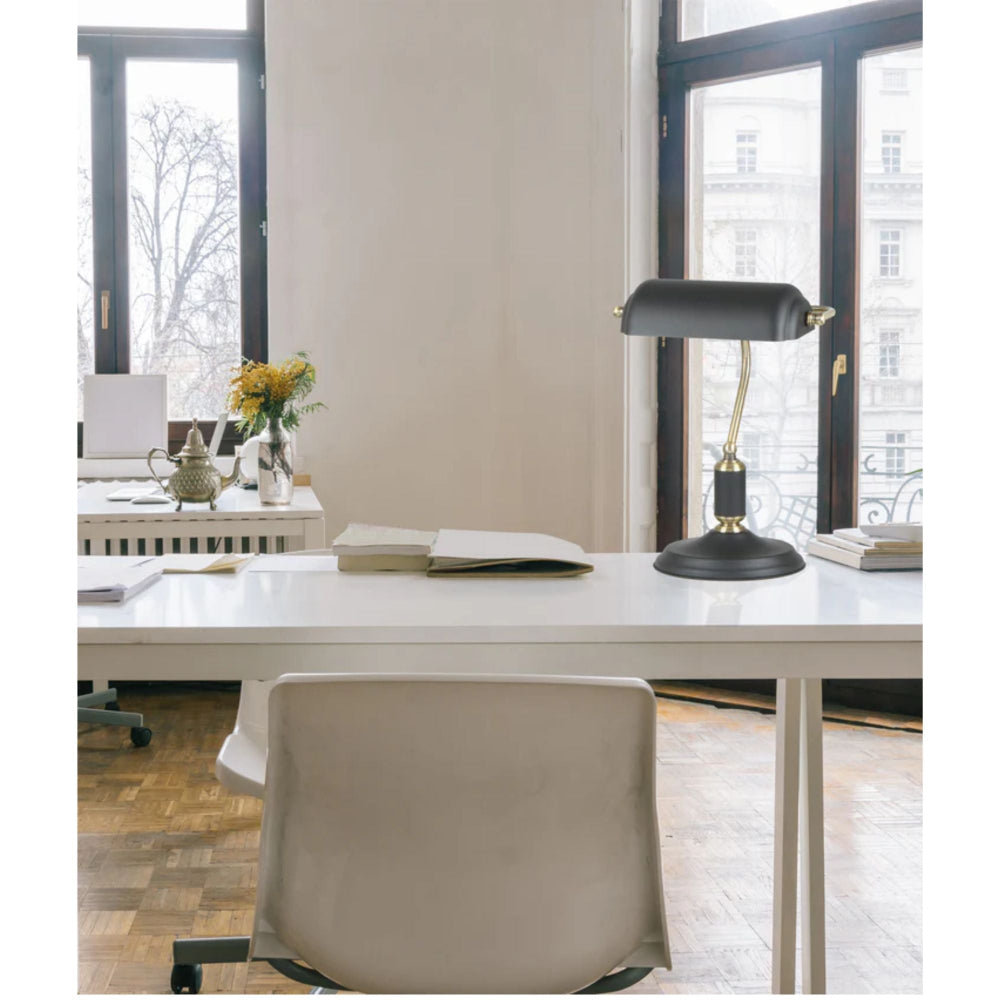 CLA BANCA Banker's Table Lamp-CLA Lighting-Ozlighting.com.au