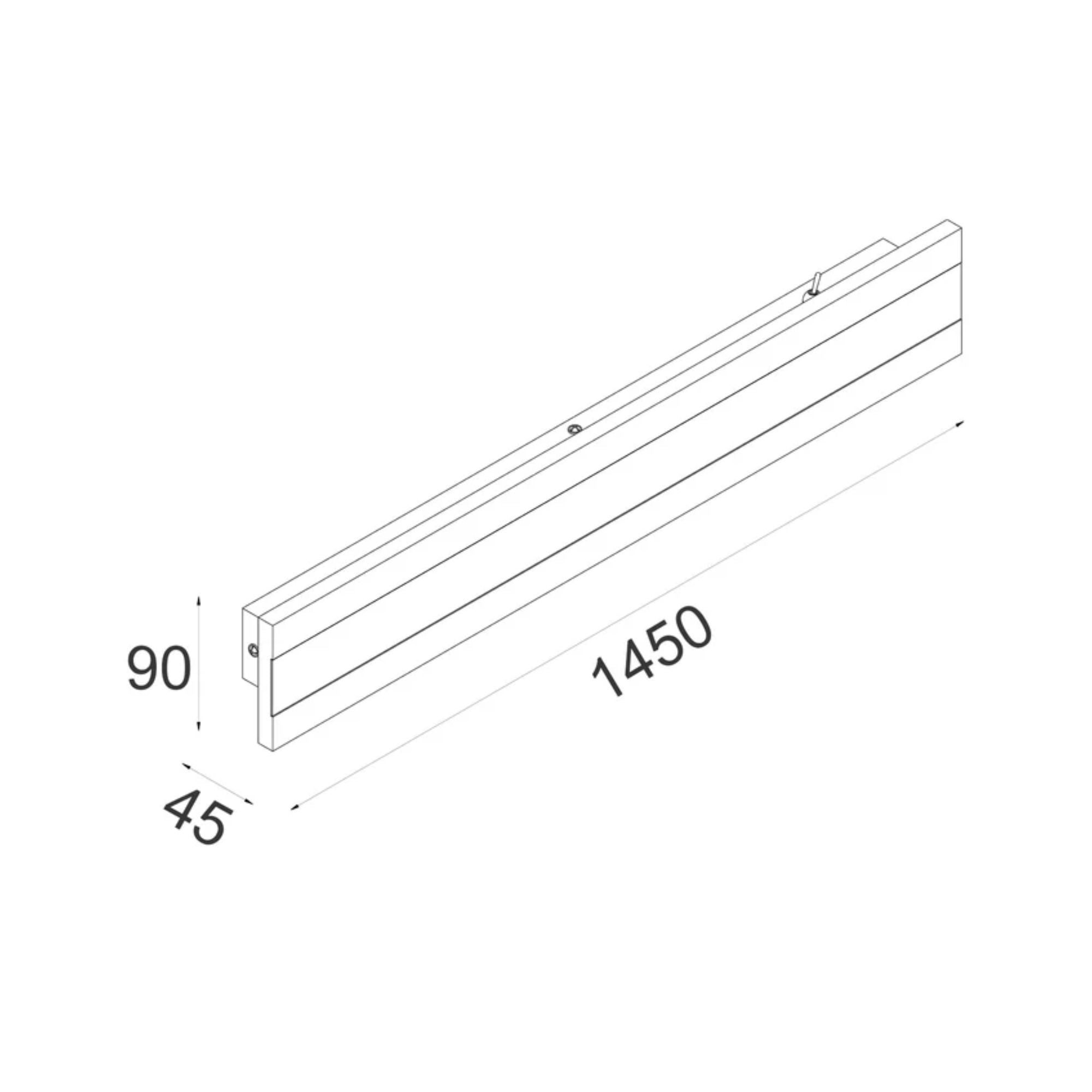 CLA BANDA - 9W LED Rectangular with Frosted Diffuser Wall Light-CLA Lighting-Ozlighting.com.au