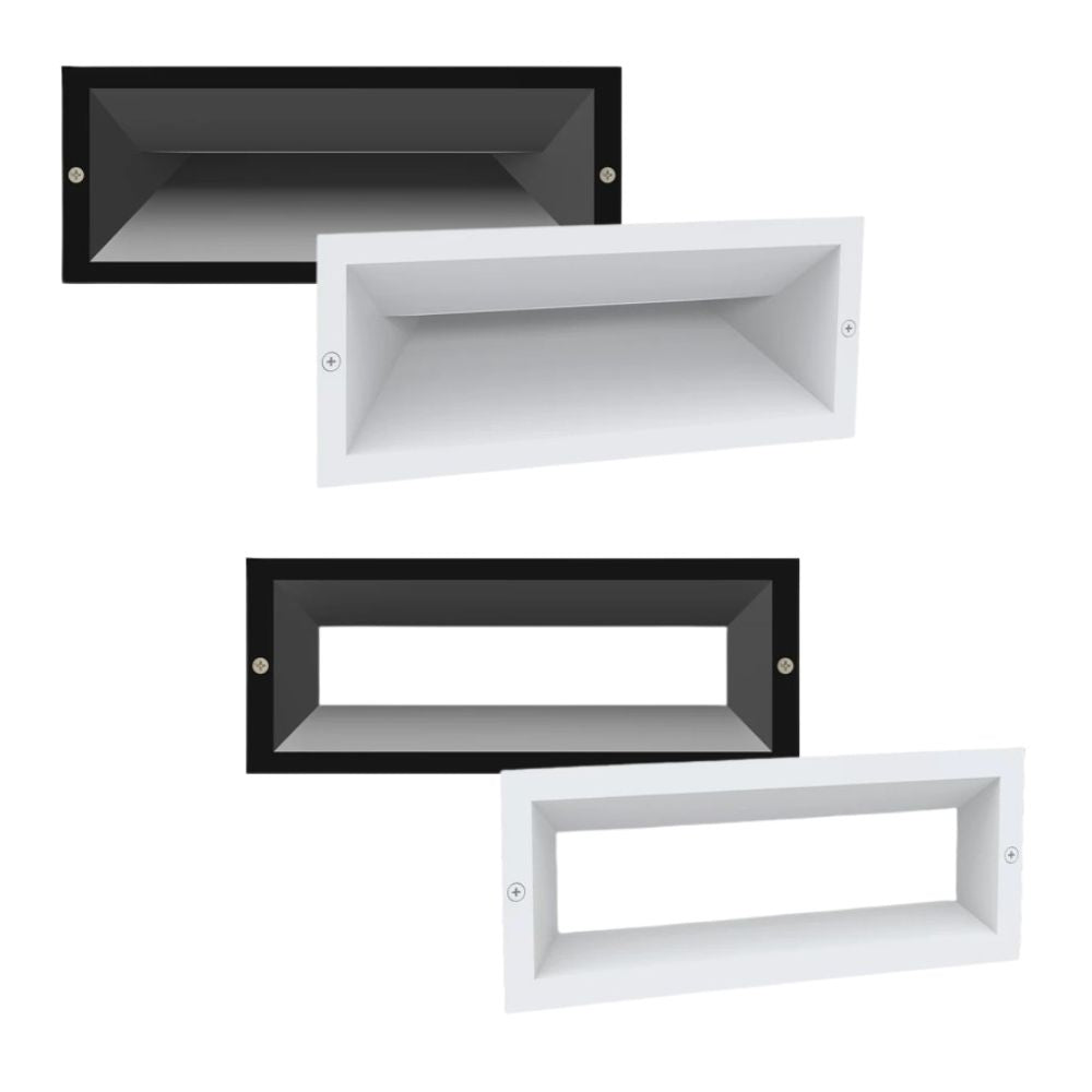 CLA BRICKTRI - 13W LED Recessed Rectangular Wall Light-CLA Lighting-Ozlighting.com.au