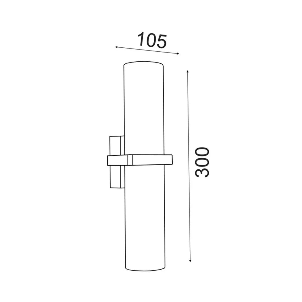 CLA BRILLER - 35W Up/Down Single / Double Pillar Light-CLA Lighting-Ozlighting.com.au