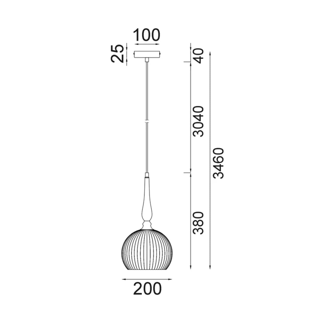 CLA CALIZ 1-Light Pendant Light-CLA Lighting-Ozlighting.com.au