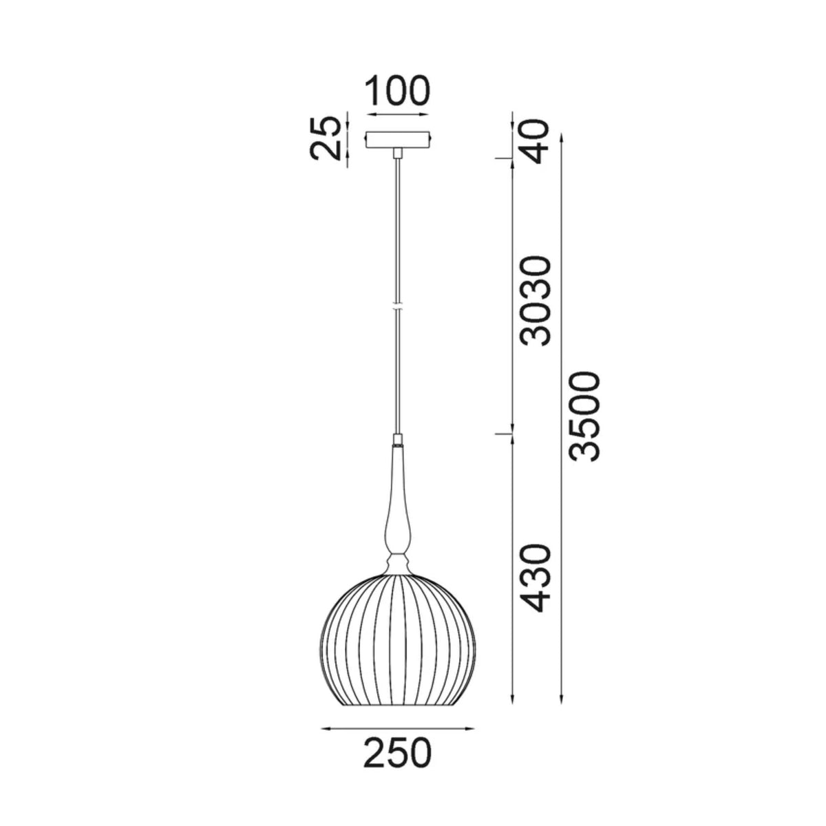 CLA CALIZ 1-Light Pendant Light-CLA Lighting-Ozlighting.com.au