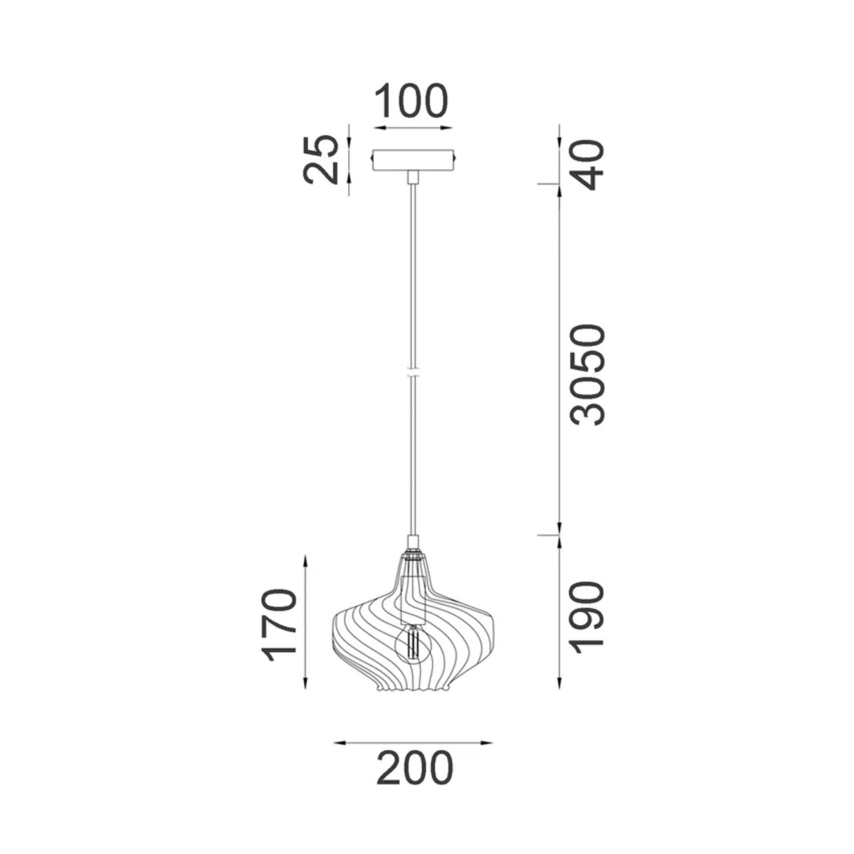 CLA CAMPANA 1-Light Pendant-CLA Lighting-Ozlighting.com.au