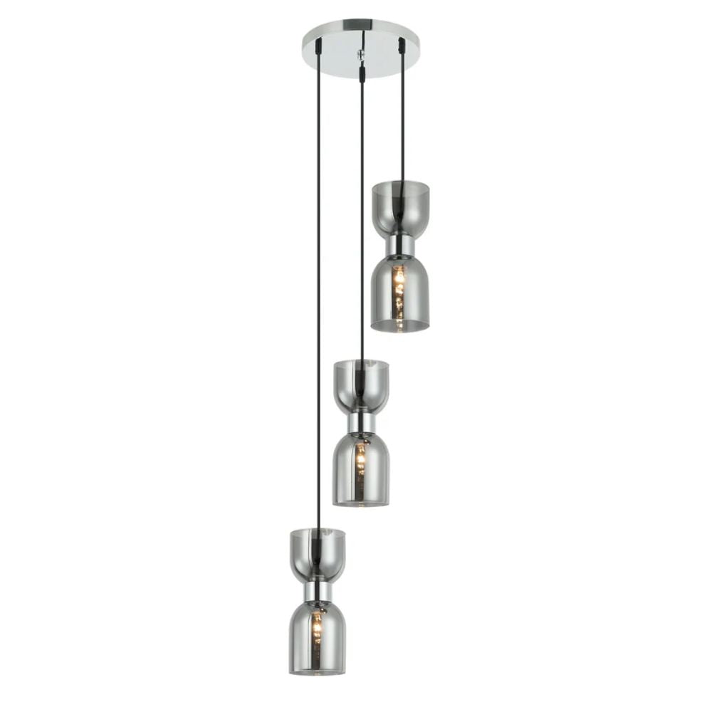 CLA CLESSIDRA - 3 Light Multiple Round Base Pendant-CLA Lighting-Ozlighting.com.au
