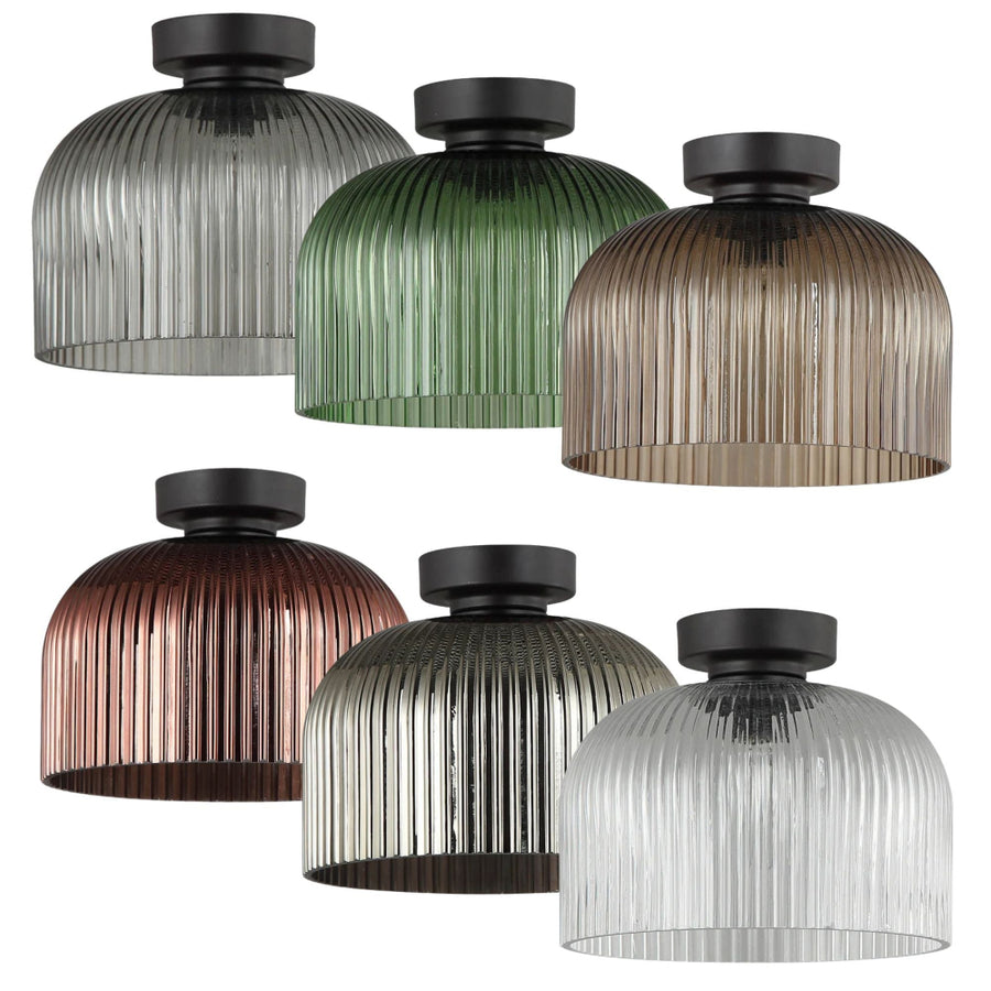 CLA DIYVINTAJ - 60W Dome Ribbed Ceiling Lights-CLA Lighting-Ozlighting.com.au