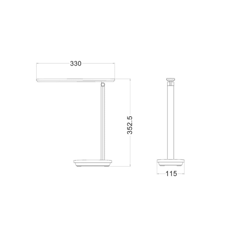 CLA FLATMATE - 5W D.I.Y. LED Portable & Rechargeable Touch Table Lamp-CLA Lighting-Ozlighting.com.au