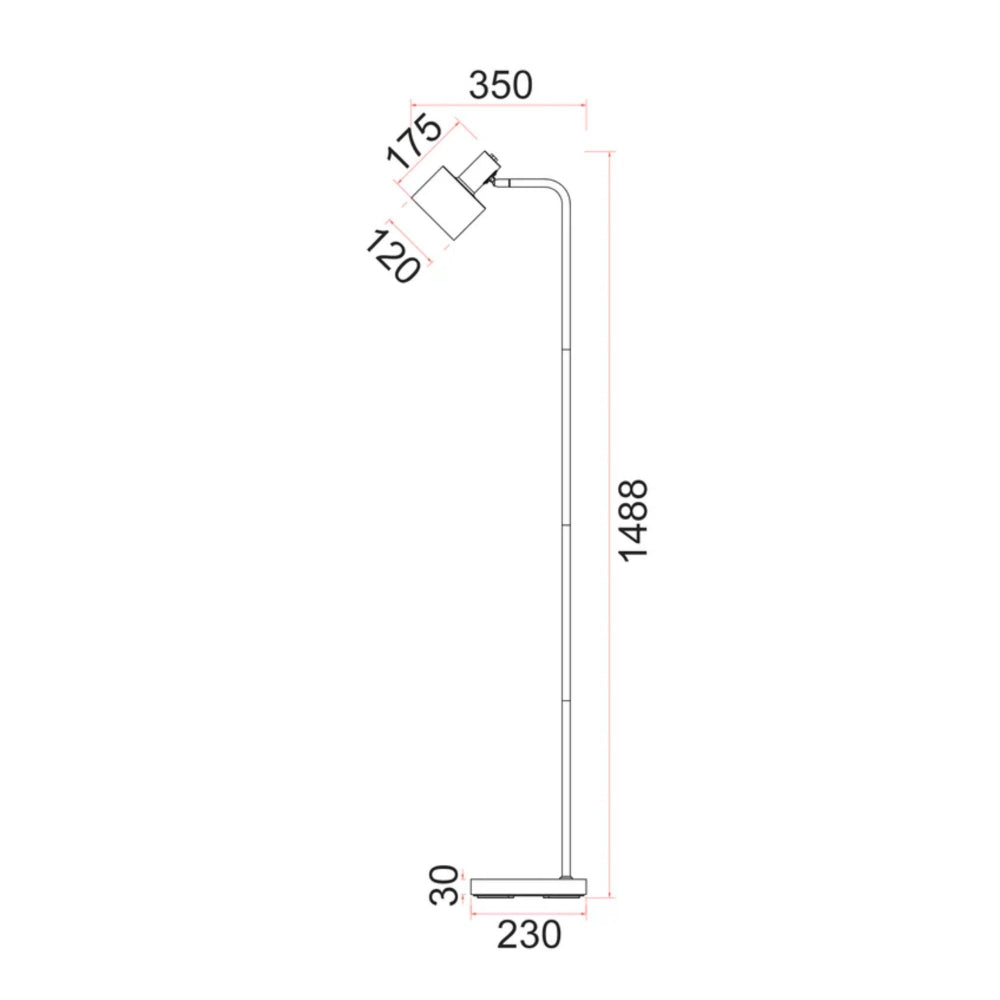 CLA FLOTAR - 60W Floor Lamp-CLA Lighting-Ozlighting.com.au