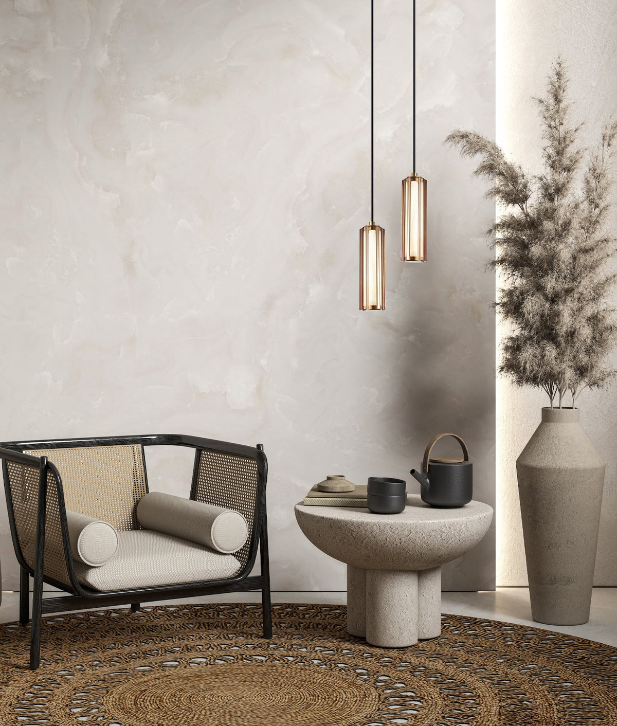 CLA FRECCIA LED Pendant - Tri-Colour, Glass-CLA Lighting-Ozlighting.com.au