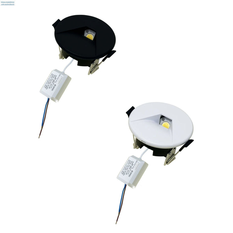 CLA - Interior LED Tri-CCT Recessed Round Step Lights-CLA Lighting-Ozlighting.com.au