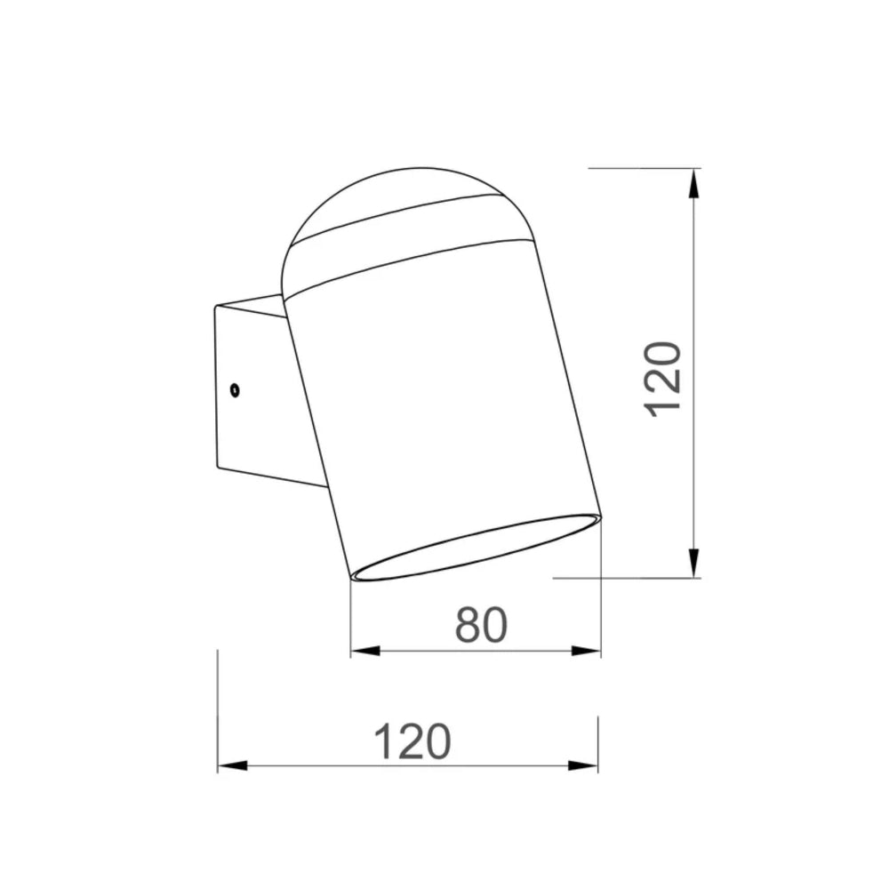 CLA KEILA - 35W Oval Surface Mounted Wall Light-CLA Lighting-Ozlighting.com.au