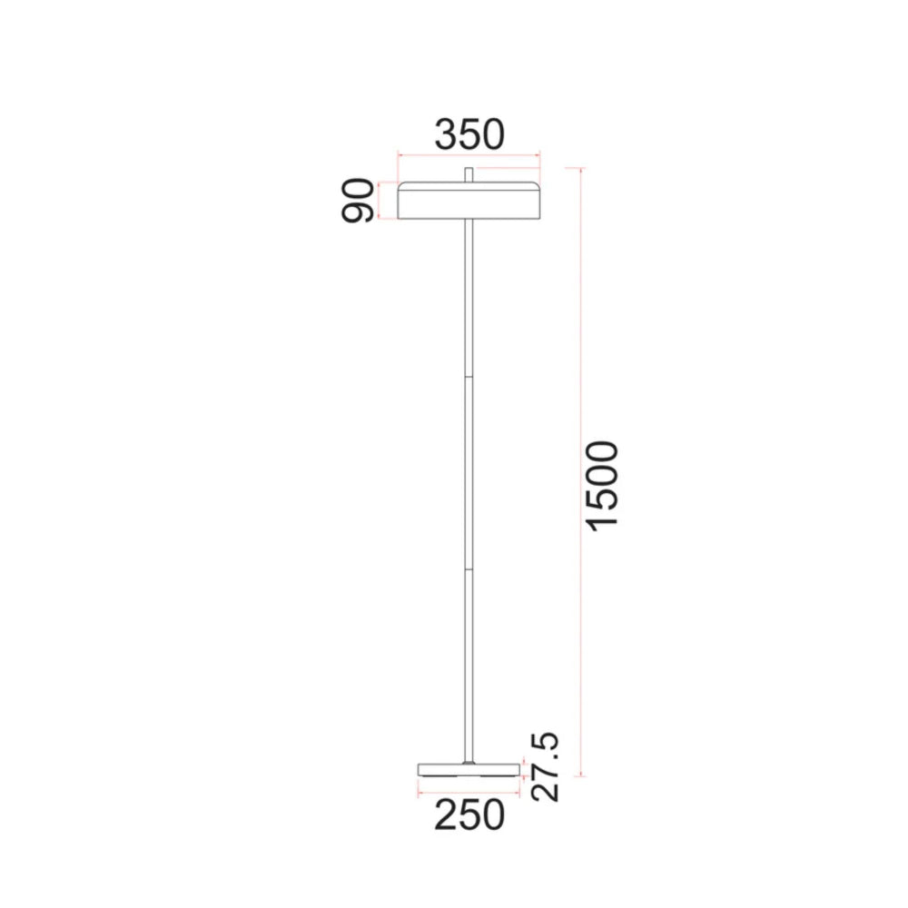 CLA KELLO - Drum Shade Floor Lamp-CLA Lighting-Ozlighting.com.au
