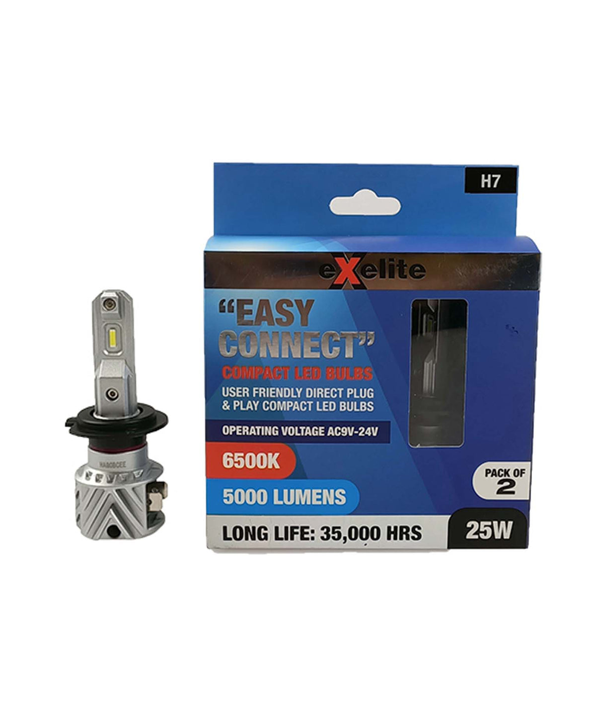 CLA LED Globe - Easy Connect: User Friendly Direct Plug & Play Compact (2pcs Pack)-CLA Lighting-Ozlighting.com.au