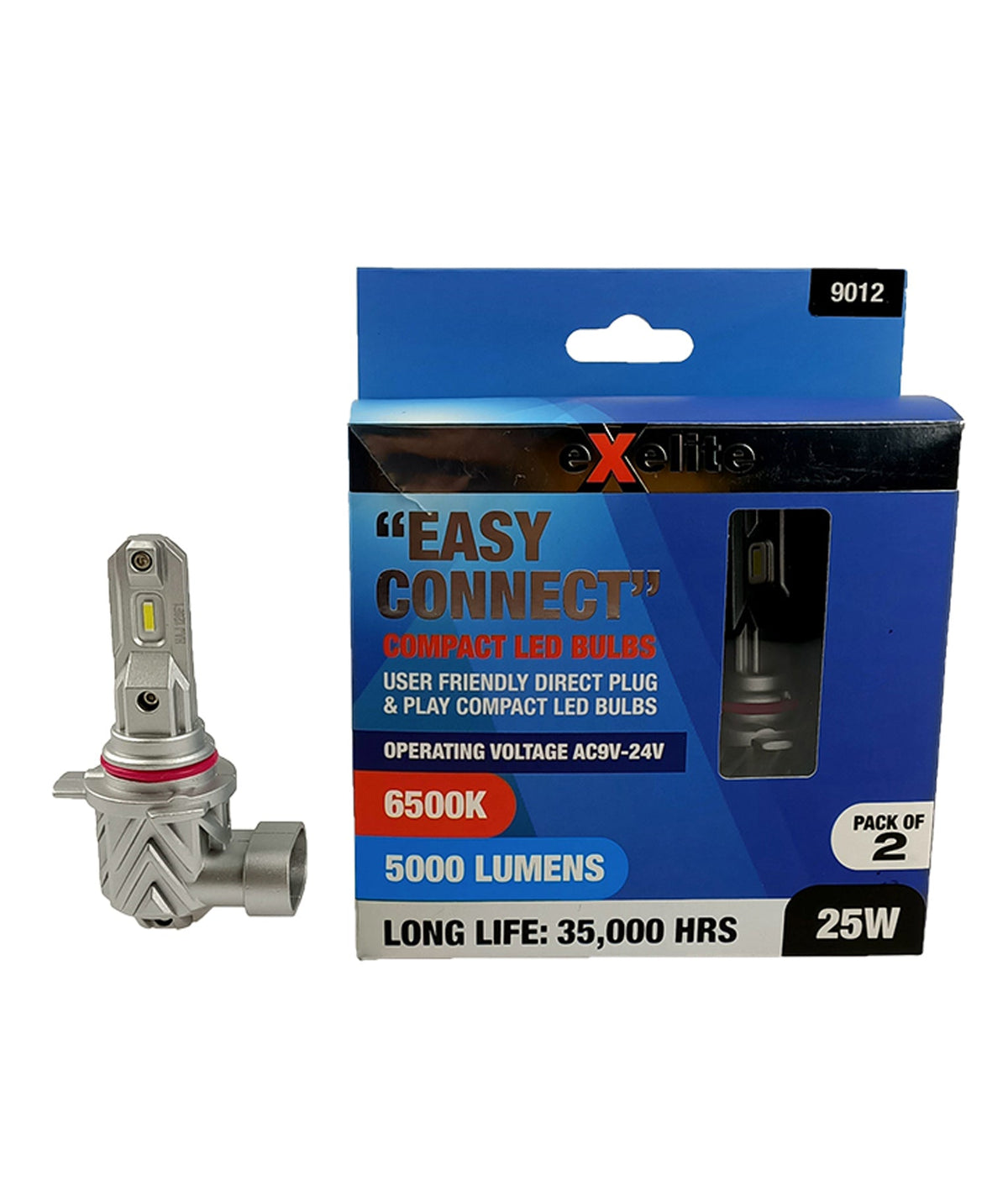 CLA LED Globe - Easy Connect: User Friendly Direct Plug & Play Compact (2pcs Pack)-CLA Lighting-Ozlighting.com.au