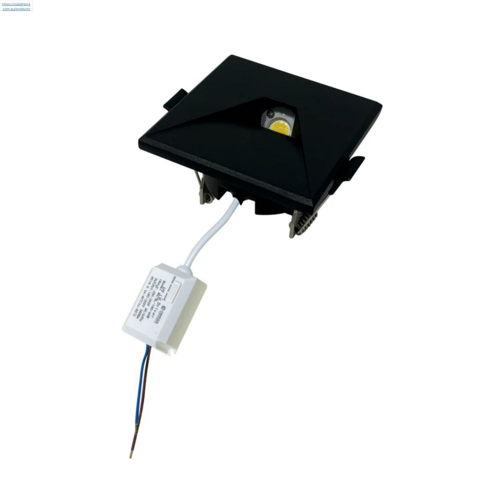 CLA LED Step Light - Tri-Colour, Recessed, Square-CLA Lighting-Ozlighting.com.au