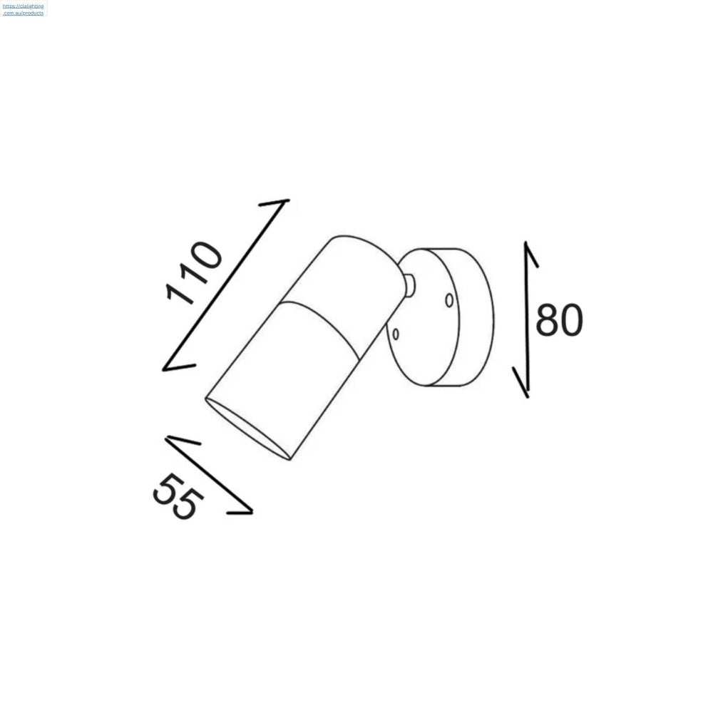 CLA LENGAN Spotlight - Single, Adjustable-CLA Lighting-Ozlighting.com.au
