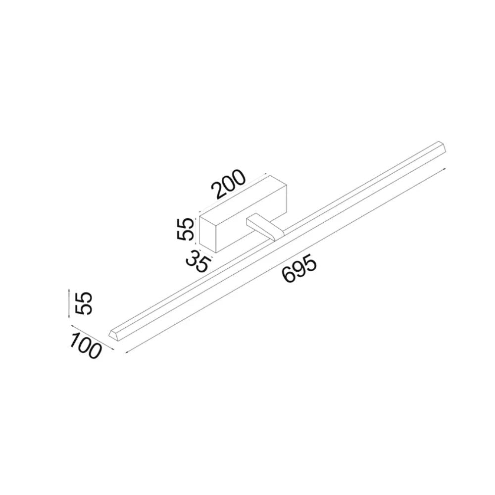 CLA LINEAL - LED Tri-CCT Dimmable Wall Light-CLA Lighting-Ozlighting.com.au