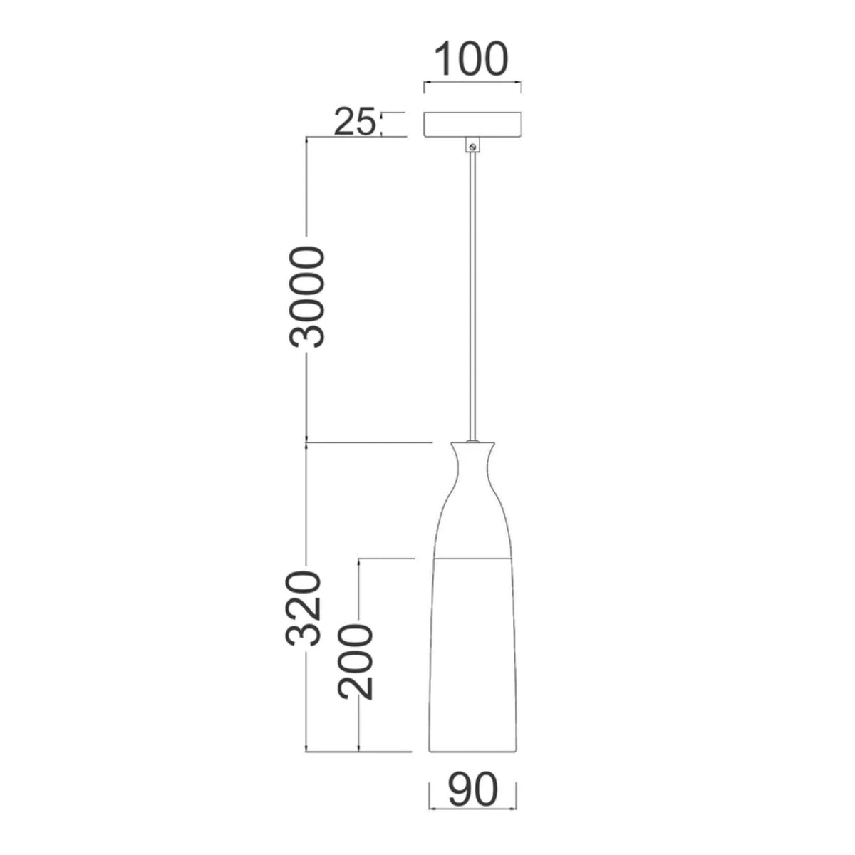 CLA MARMOL 1-Light Pendant-CLA Lighting-Ozlighting.com.au