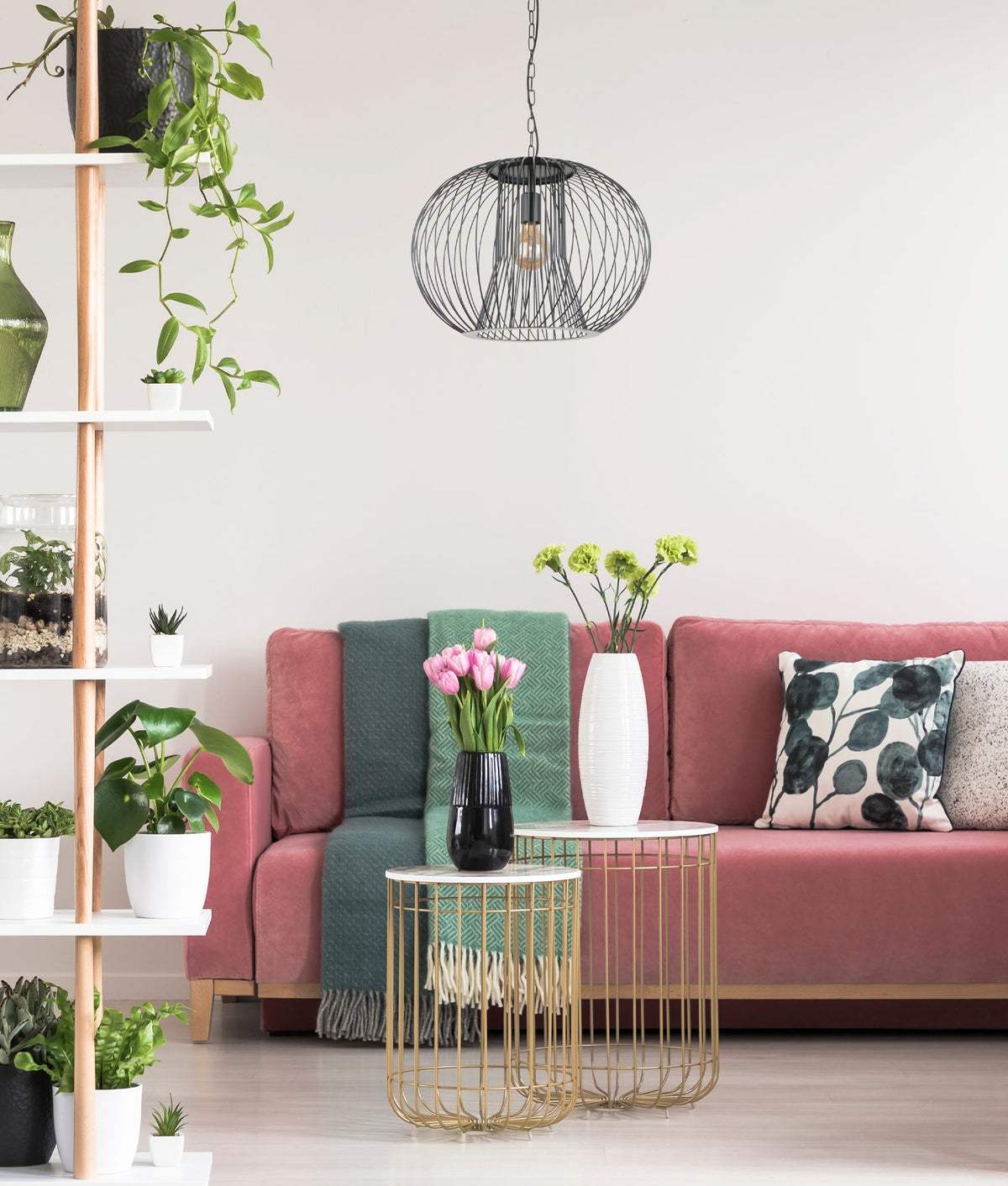 CLA PARRILLA Pendant - Round, Iron-CLA Lighting-Ozlighting.com.au