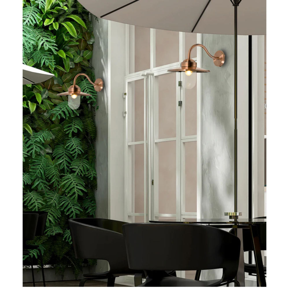 CLA PAYONG - 60W Hat Shape with Clear Glass Wall Light-CLA Lighting-Ozlighting.com.au