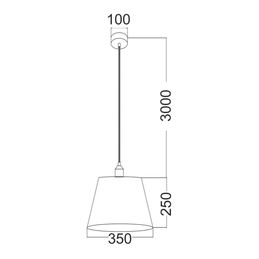 CLA PENSHADE - 1 Light Vector Pendant-CLA Lighting-Ozlighting.com.au