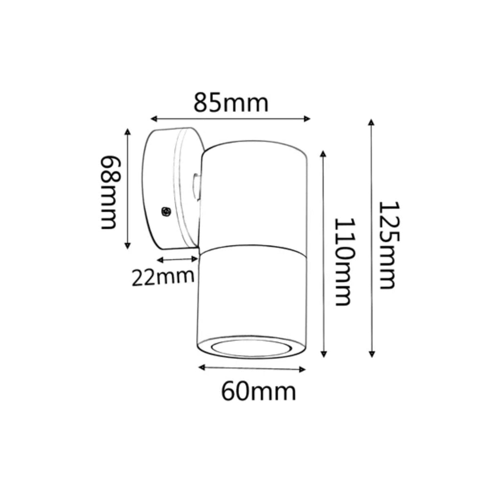 CLA PG1FBR3 Fixed Outdoor Wall Light - Solid Brass-CLA Lighting-Ozlighting.com.au