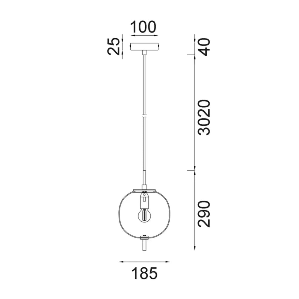 CLA PINO - 1 Light Round Pendant-CLA Lighting-Ozlighting.com.au