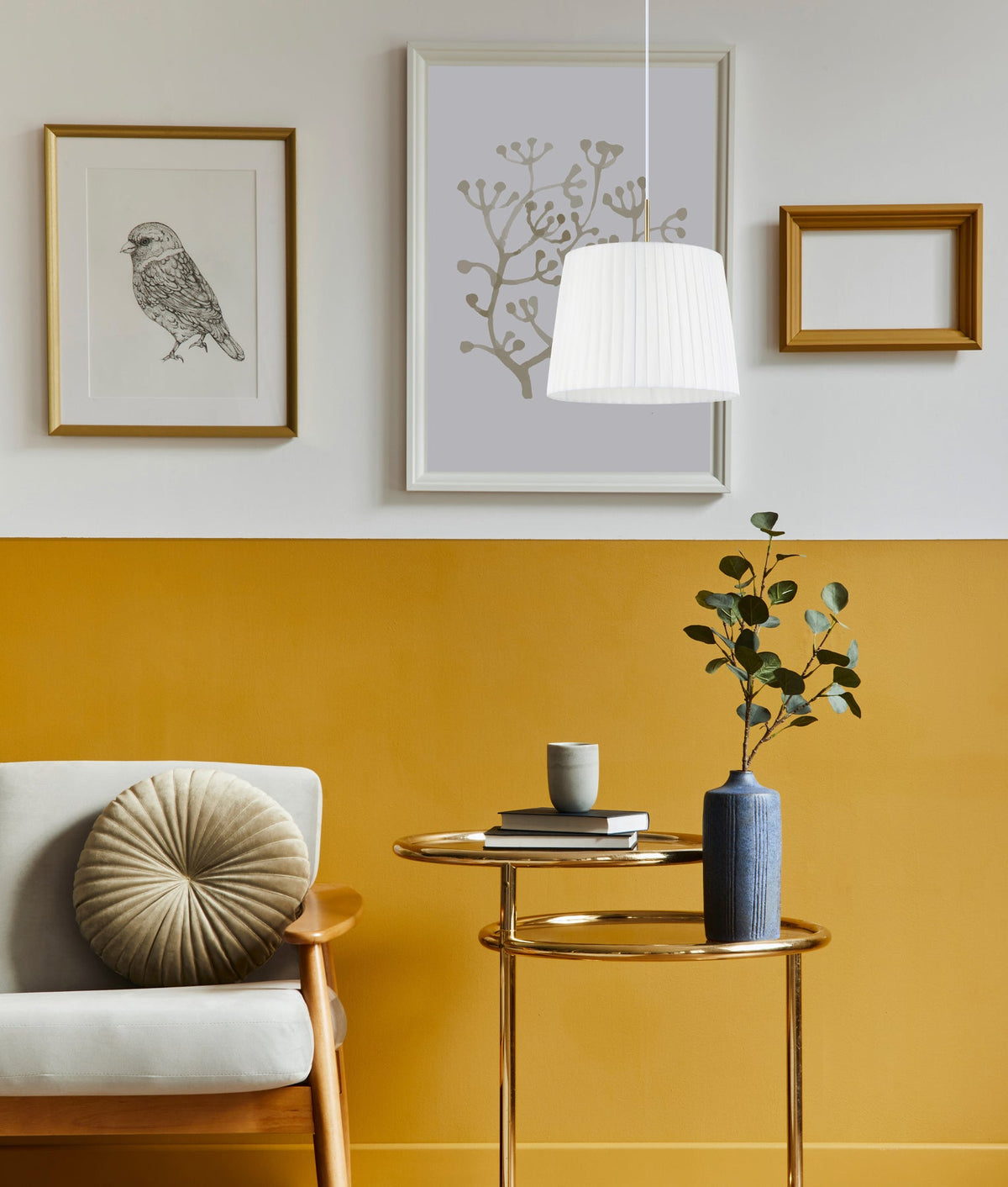 CLA PREGA Pendant - Indoor Slanted Pleated Fabric Shade Lights-CLA Lighting-Ozlighting.com.au