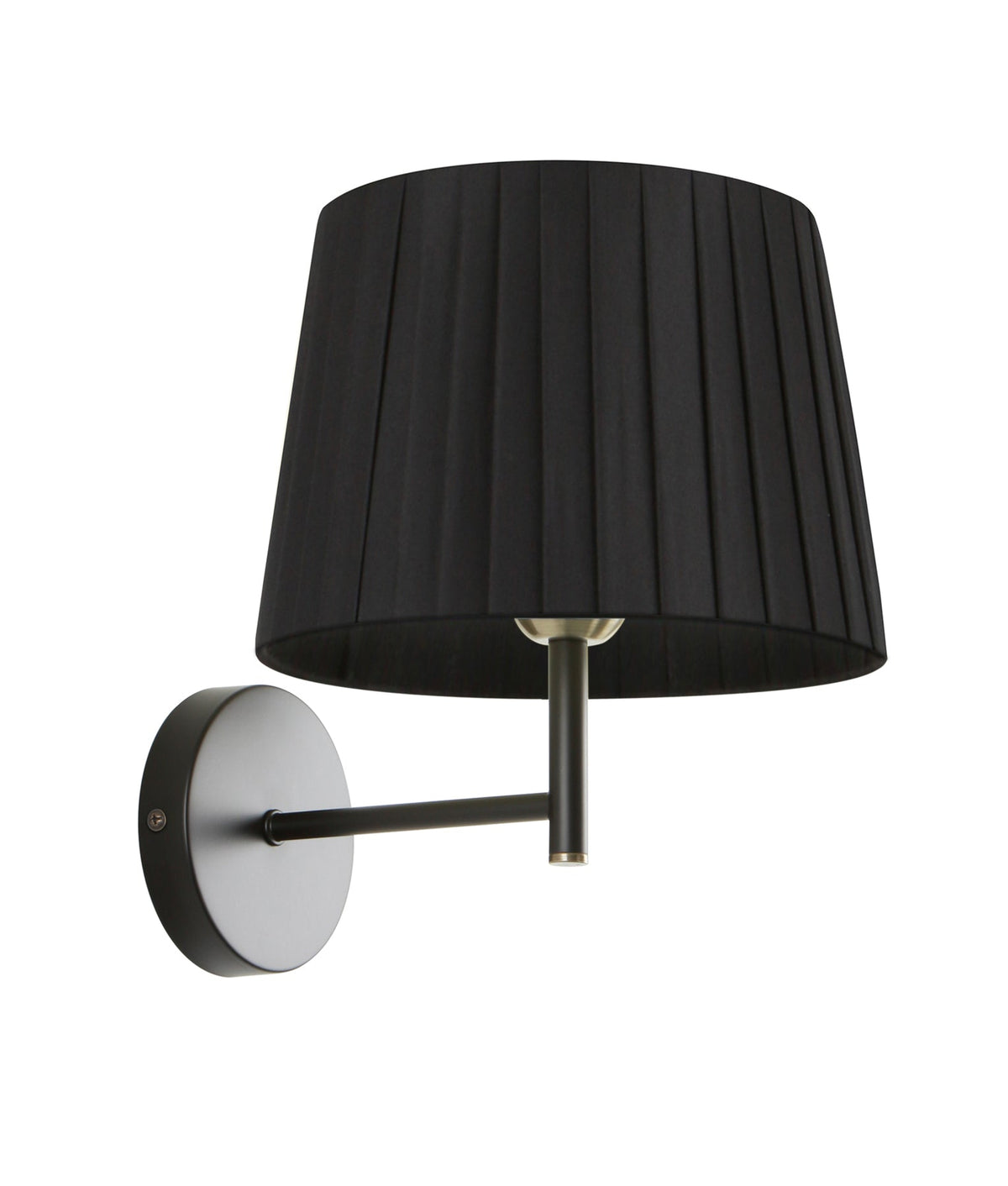 CLA PREGA Wall Light - Indoor Slanted Pleated Fabric Shade-CLA Lighting-Ozlighting.com.au