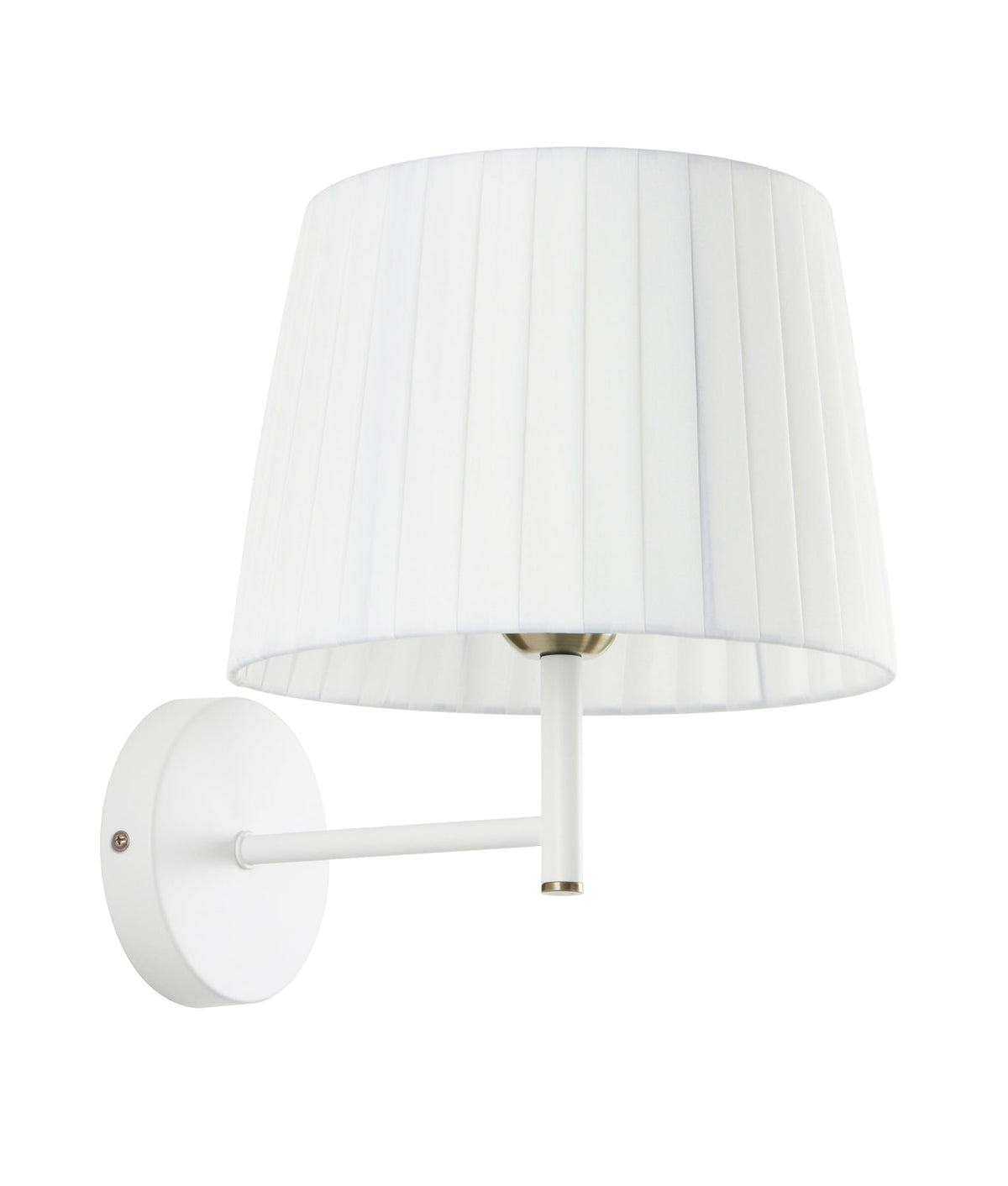 CLA PREGA Wall Light - Indoor Slanted Pleated Fabric Shade-CLA Lighting-Ozlighting.com.au