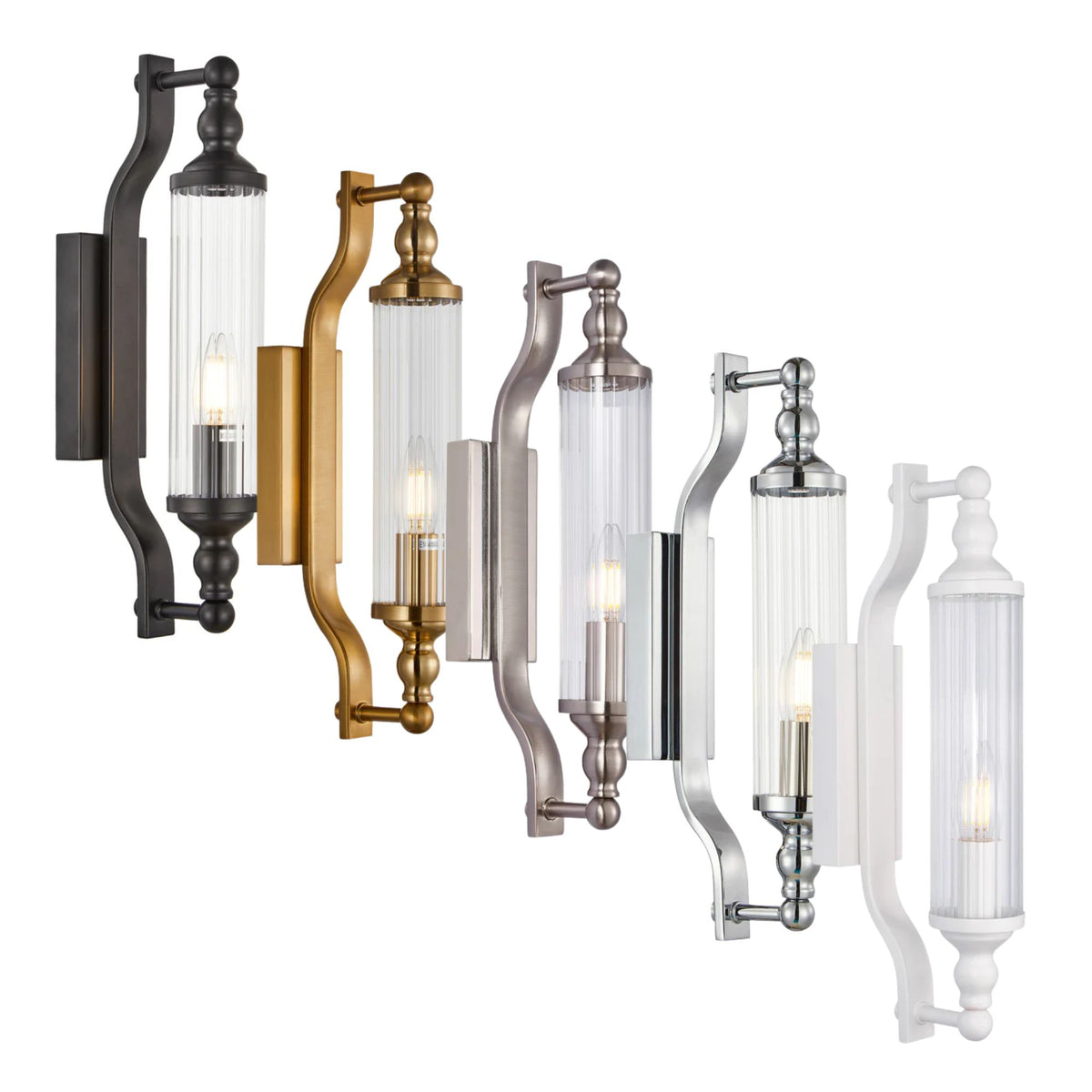 CLA RODILLO 10W Clear Glass Wall Light-CLA Lighting-Ozlighting.com.au