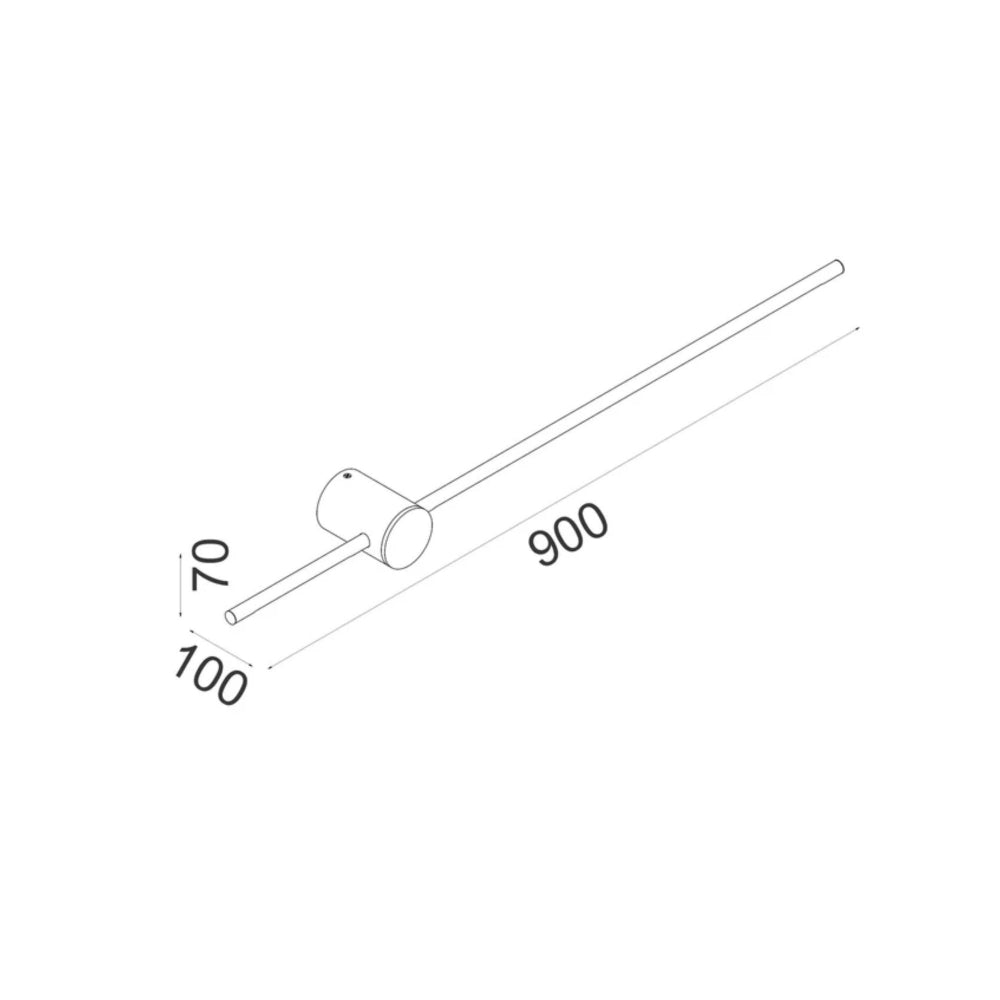 CLA SABER - 12W Linear LED Dual-CCT Wall Light-CLA Lighting-Ozlighting.com.au
