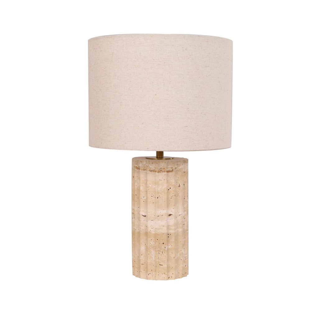 CLA SAGITTA Oblong Table Lamp - Cream Fabric Shade-CLA Lighting-Ozlighting.com.au