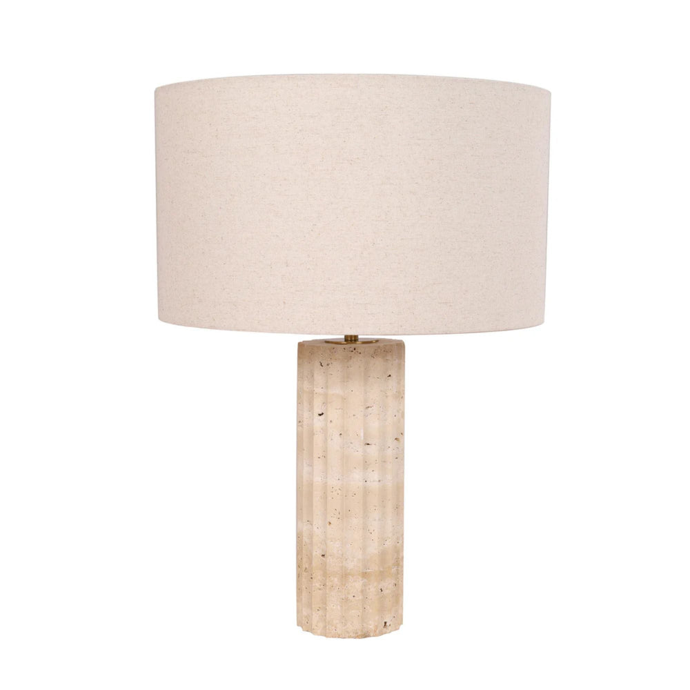 CLA SAGITTA Oblong Table Lamp - Cream Fabric Shade-CLA Lighting-Ozlighting.com.au