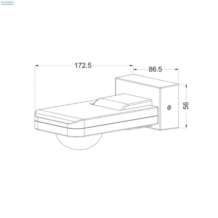 CLA SENS009-010 - Adjustable Infrared PIR Surface Mounted Sensors-CLA Lighting-Ozlighting.com.au