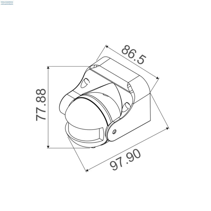 CLA SENS012-013 - Adjustable Infrared PIR Surface Mounted Sensors-CLA Lighting-Ozlighting.com.au