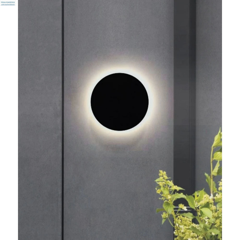 CLA SHADOWTRI - 180mm LED Tri-CCT Round Backlit Wall Lights-CLA Lighting-Ozlighting.com.au
