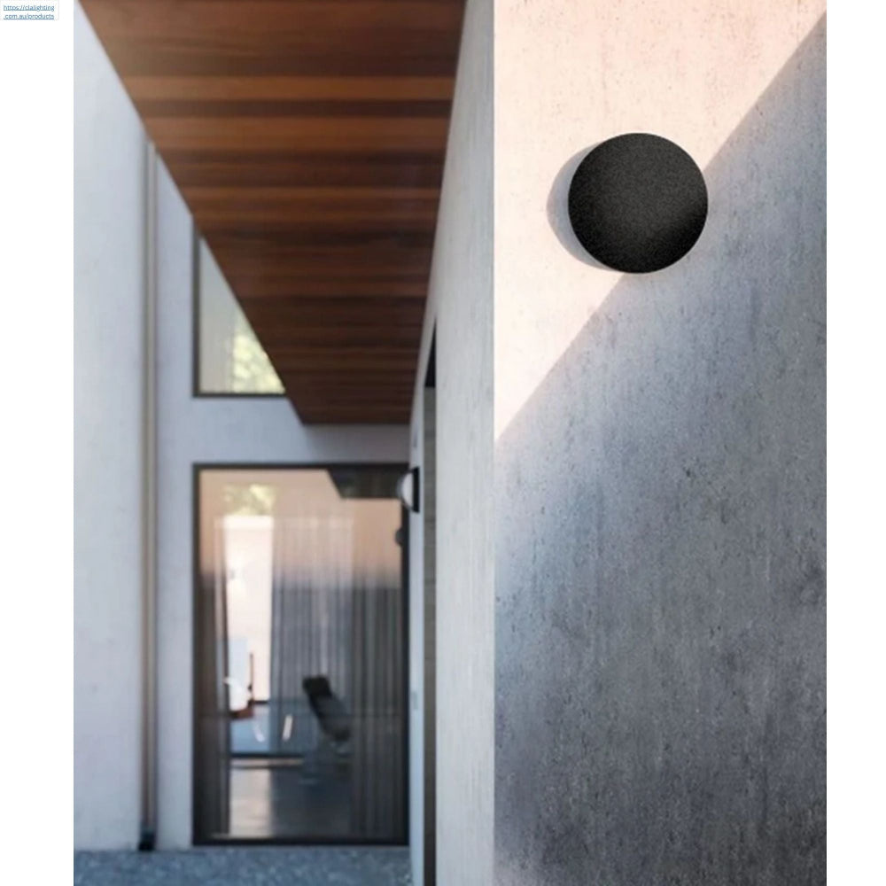 CLA SHADOWTRI - 250mm LED Tri-CCT Round Backlit Wall Lights-CLA Lighting-Ozlighting.com.au