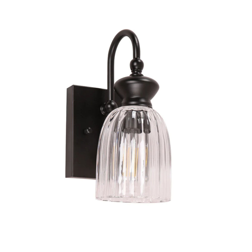 CLA SINO 1-Light Clear Glass Wall Light-CLA Lighting-Ozlighting.com.au