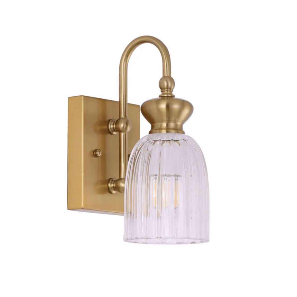 CLA SINO 1-Light Clear Glass Wall Light-CLA Lighting-Ozlighting.com.au