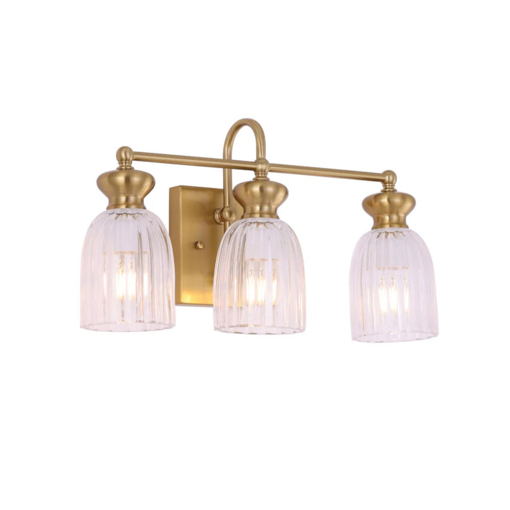 CLA SINO 3-Light Clear Glass Wall Light-CLA Lighting-Ozlighting.com.au