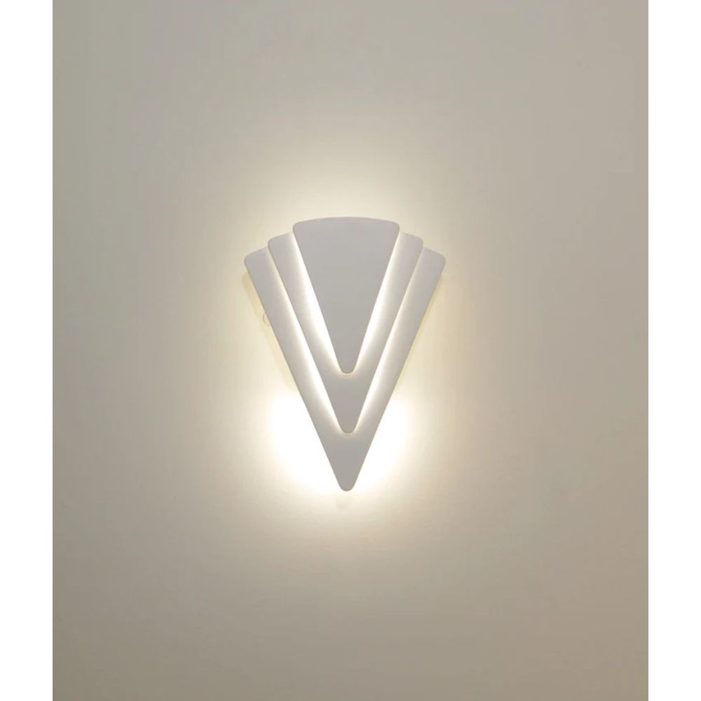 CLA SURAT - 13W LED Dual-CCT Triangular Wall Light-CLA Lighting-Ozlighting.com.au