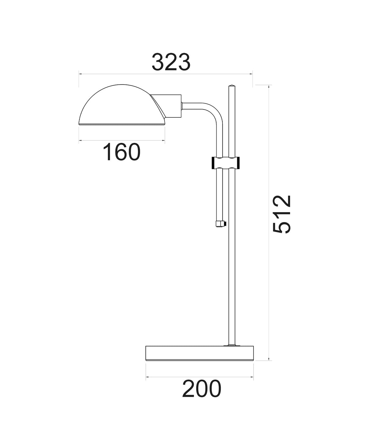 CLA TETTU Table Lamp - Adjustable, Black-CLA Lighting-Ozlighting.com.au