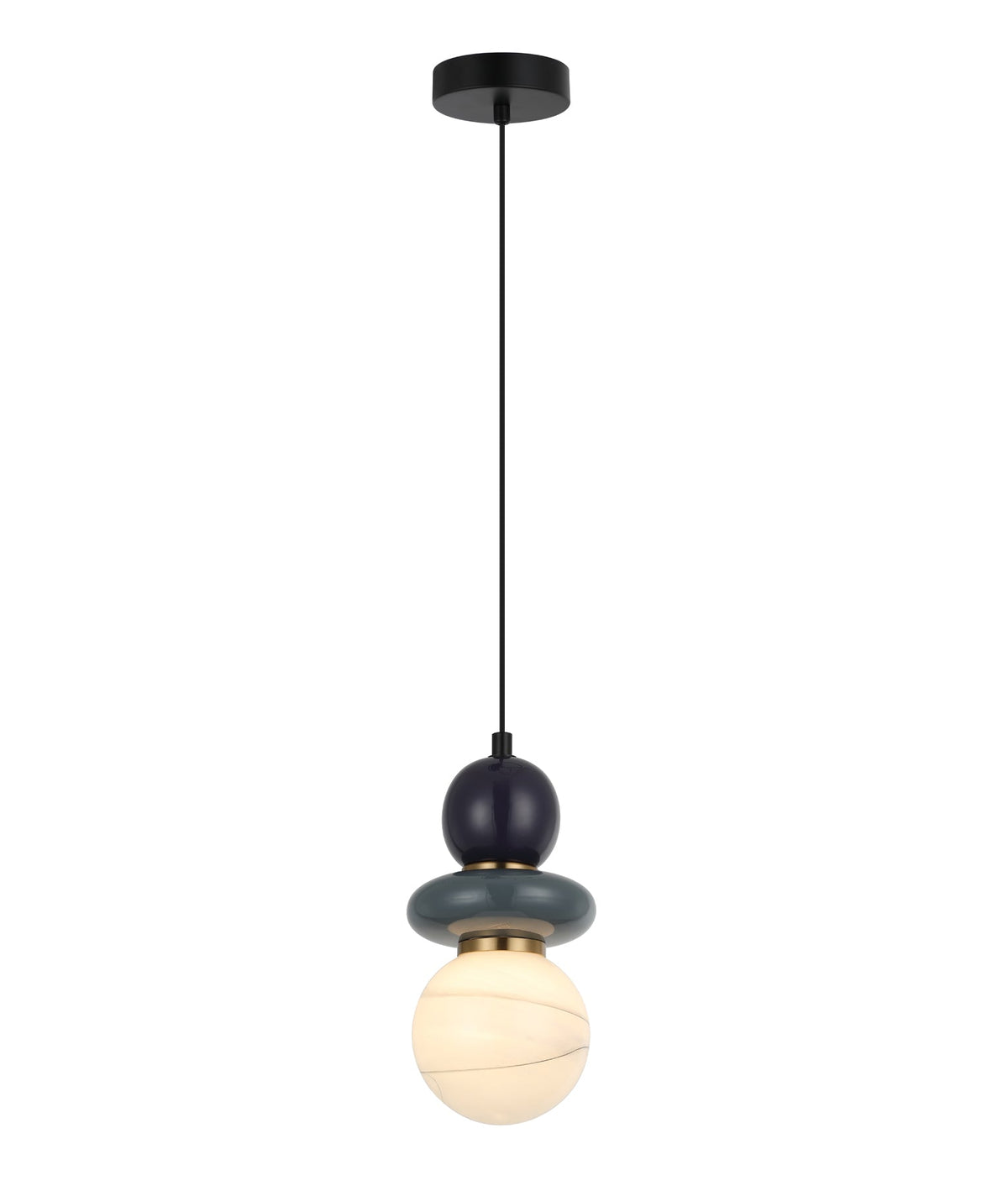 CLA TOCADO Pendant - Sandblasted Opal, Glass, Ceramic-CLA Lighting-Ozlighting.com.au