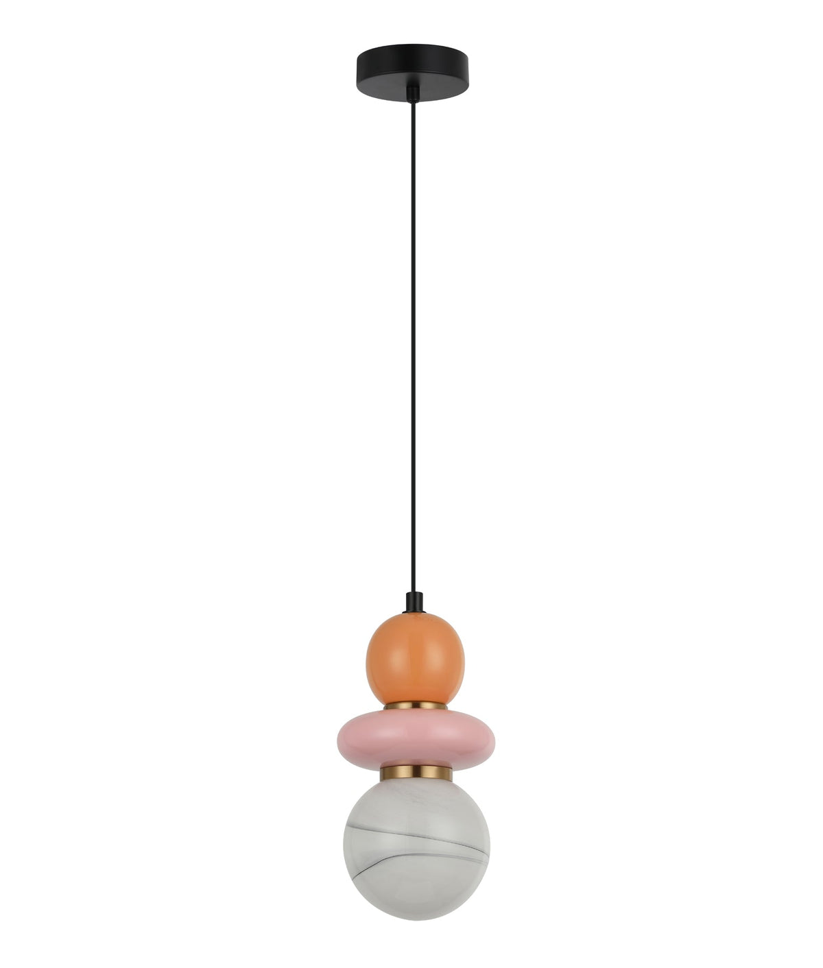 CLA TOCADO Pendant - Sandblasted Opal, Glass, Ceramic-CLA Lighting-Ozlighting.com.au