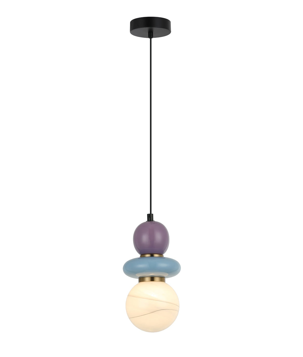 CLA TOCADO Pendant - Sandblasted Opal, Glass, Ceramic-CLA Lighting-Ozlighting.com.au