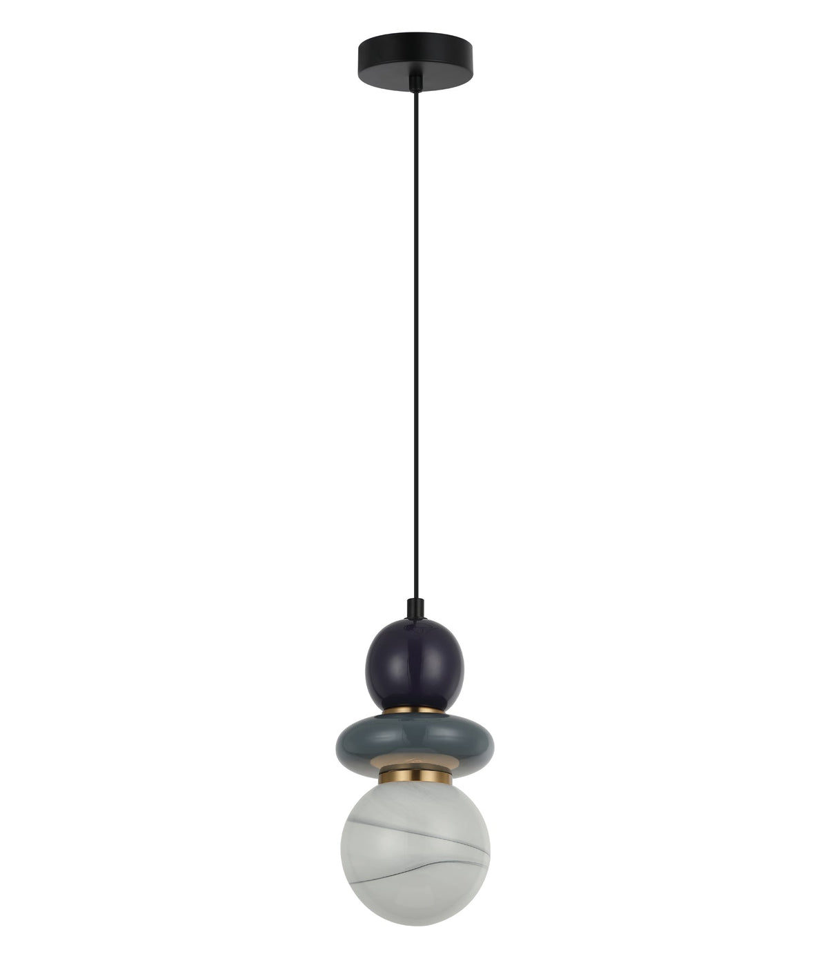 CLA TOCADO Pendant - Sandblasted Opal, Glass, Ceramic-CLA Lighting-Ozlighting.com.au