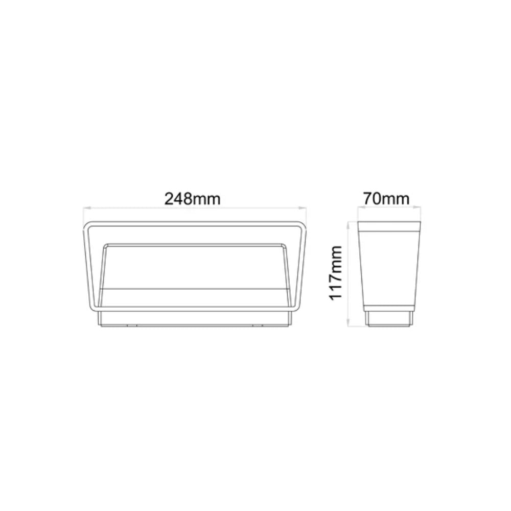 CLA TOPATRI - 13W LED Surface Mounted Up/Down Wall Light-CLA Lighting-Ozlighting.com.au